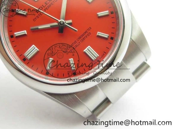 0510 Seasonal Oyster Perpetual 36mm 126000 BP Best Edition Red Dial on SS Bracelet 2652